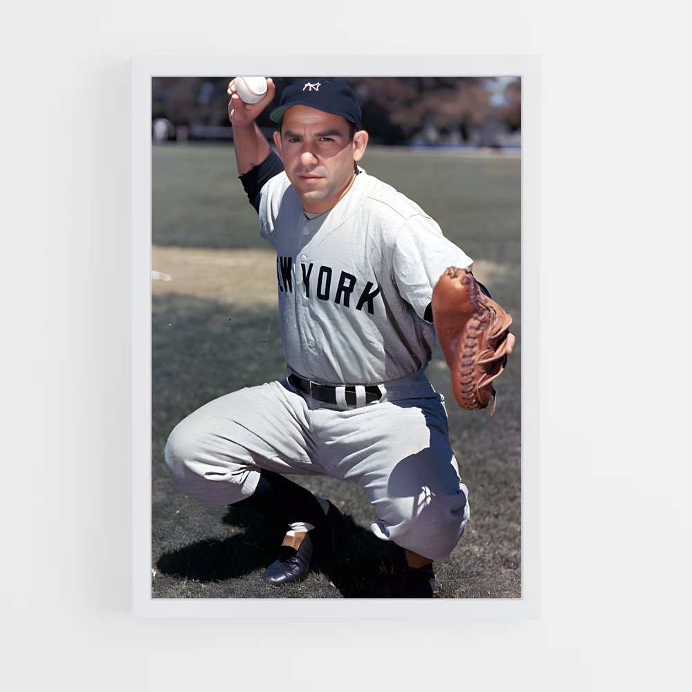 Poster Yogi berra – affiche Baseball (vue 3)